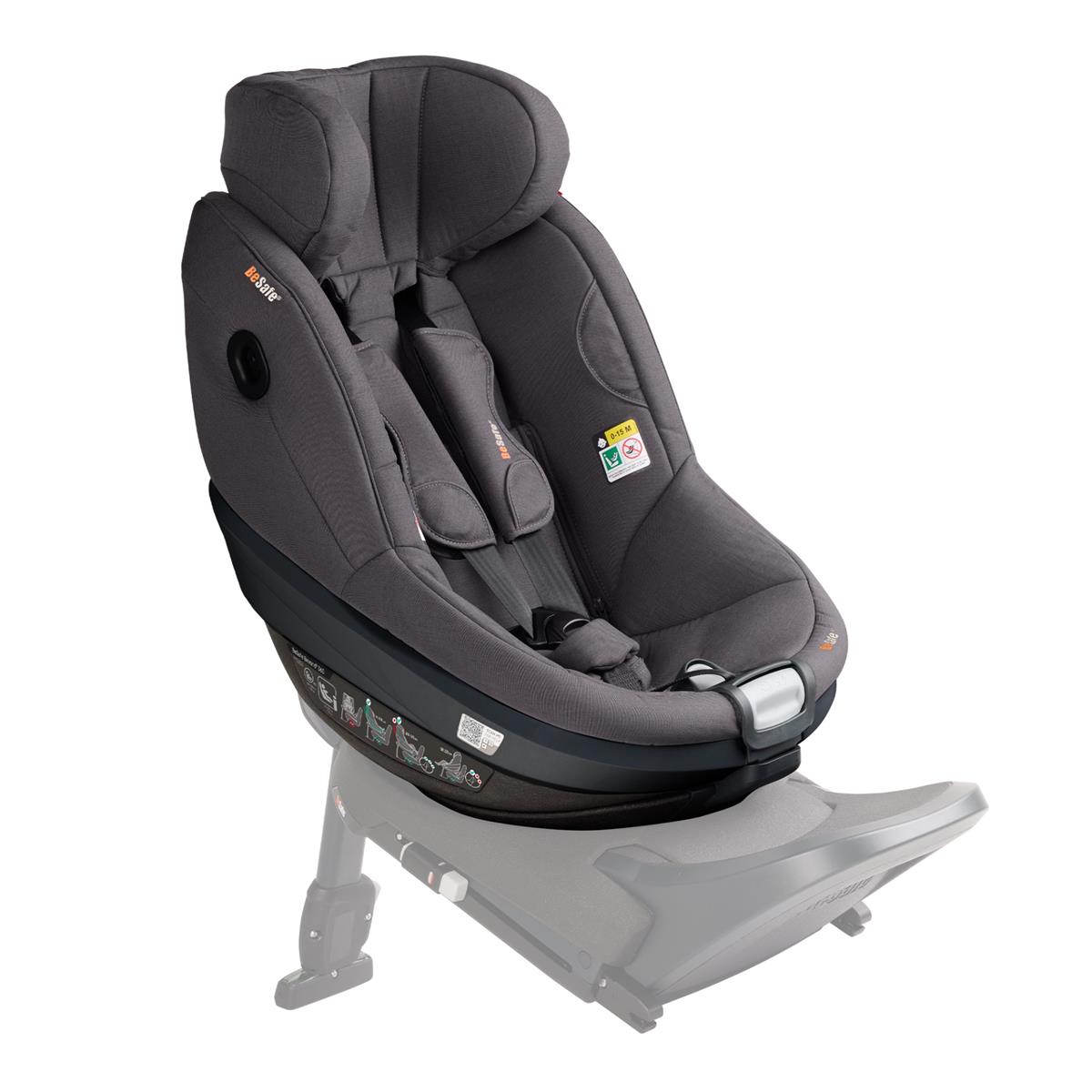 BeSafe Beyond2 360 Reboarder Dark Grey Mélange