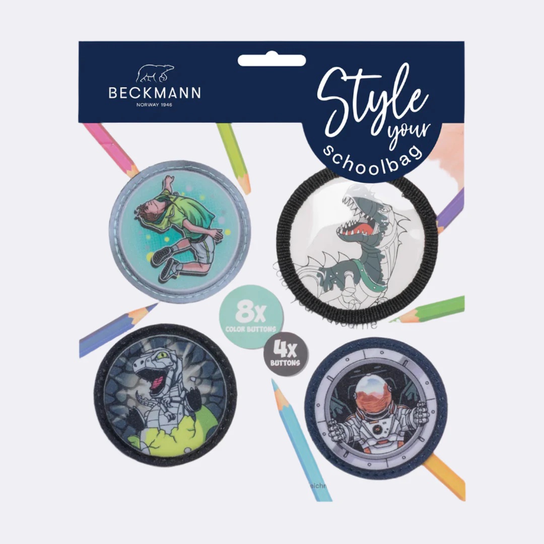 Beckmann Buttonpaket kreativ Schwarz Beckmann Buttonpaket kreativ Schwarz