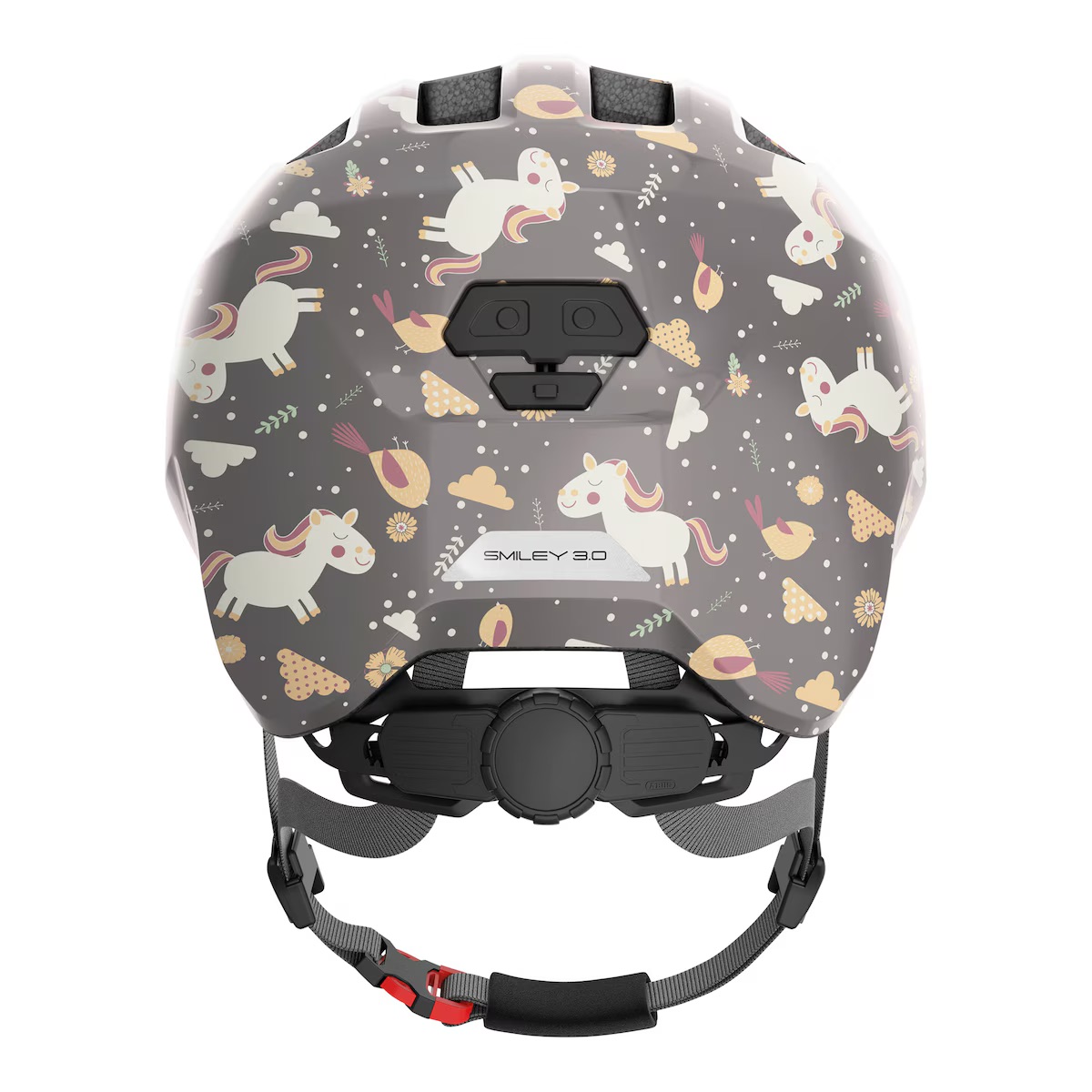 ABUS SMILEY 3.0 50-55 cm (M) 50 - 55 cm grey horse ABUS SMILEY 3.0 50-55 cm (M) 50 - 55 cm grey horse