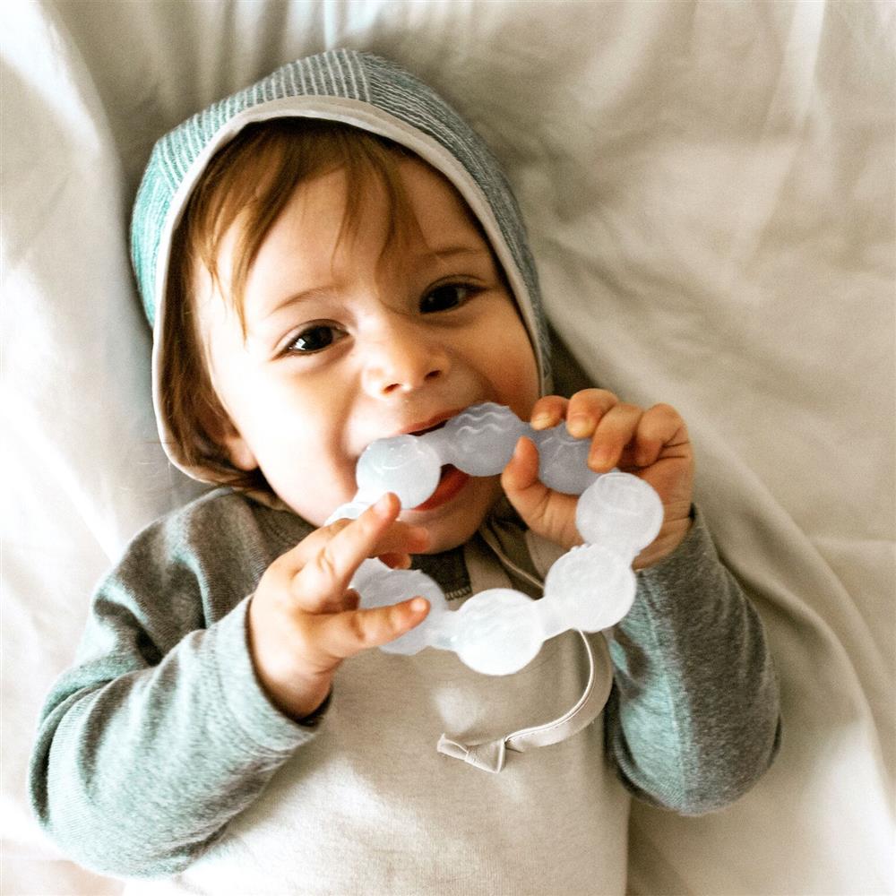 green sprouts Beißring Silikon durchsichtig