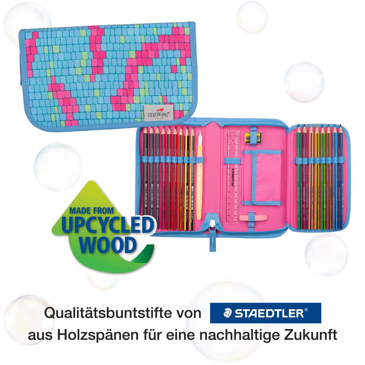 Der Die Das Schulranzen-Set Ergoflex Easy 2025 tlg. Happy Pixel Der Die Das Schulranzen-Set Ergoflex Easy 2025 tlg. Happy Pixel