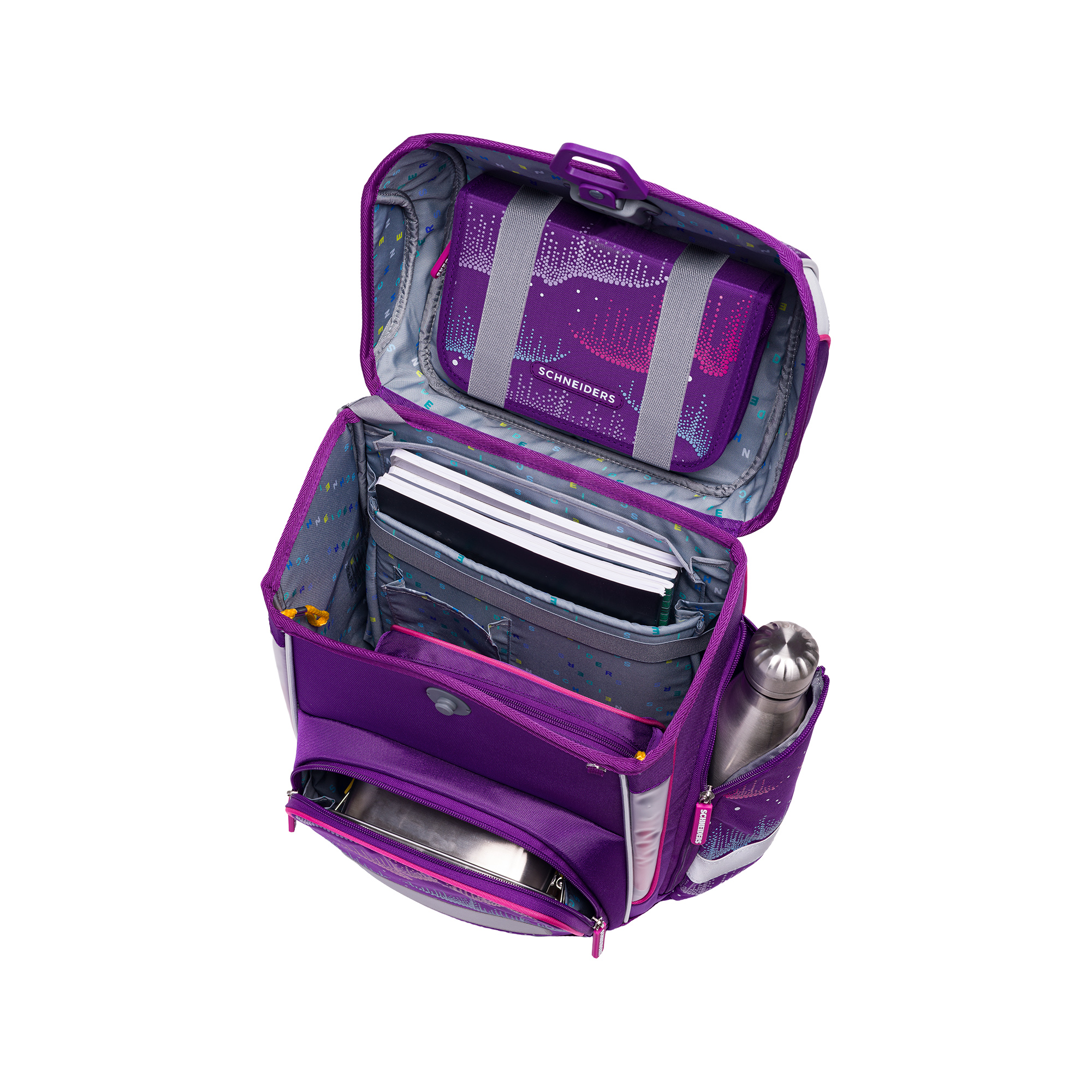 Schneiders Ergolite Schulranzen-Set 9-tlg. Wavy Dots Schneiders Ergolite Schulranzen-Set 9-tlg. Wavy Dots