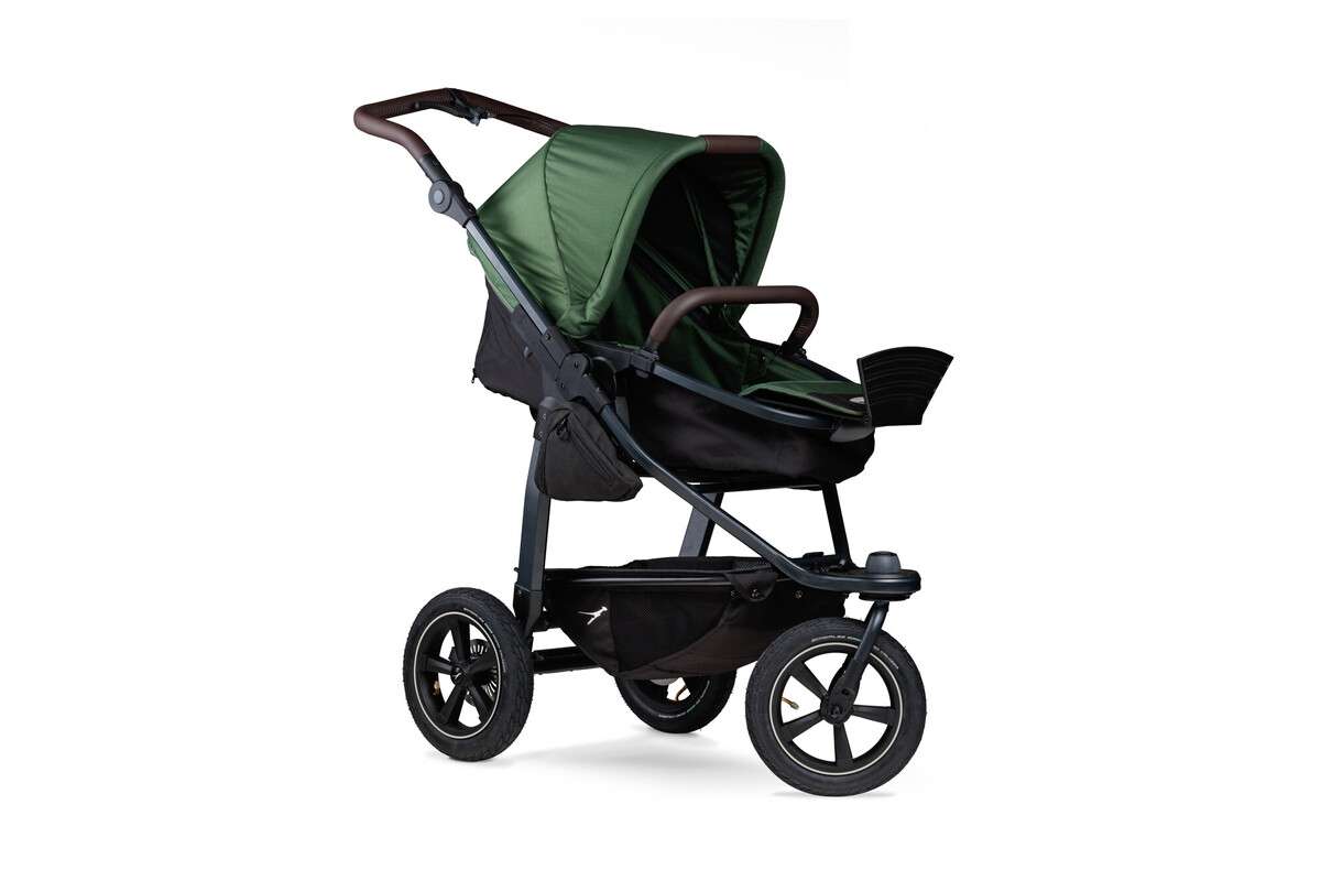 tfk mono2 - Kombi Kinderwagen mit Luftkammerrad-Set olive