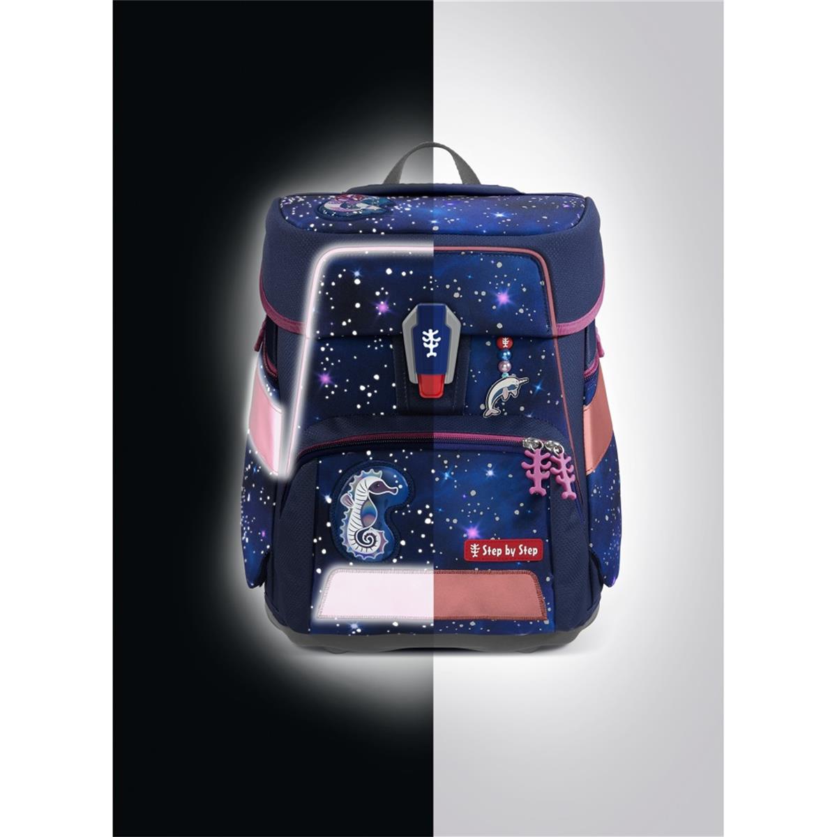 Step by Step Space Schulranzen-Set 5-tlg. Star Seahorse Zoe