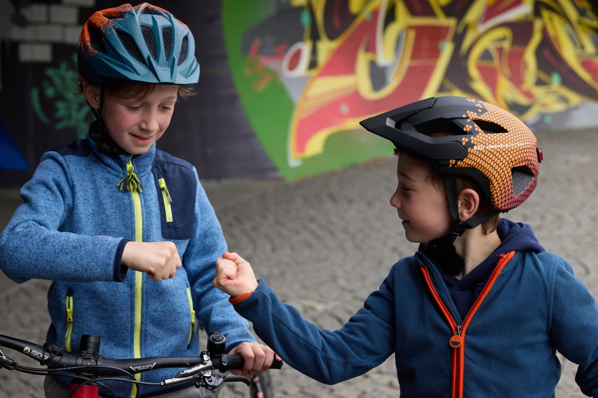 KED Embrace Junior SM KED Street Jr. Pro S arcadia green orange matt