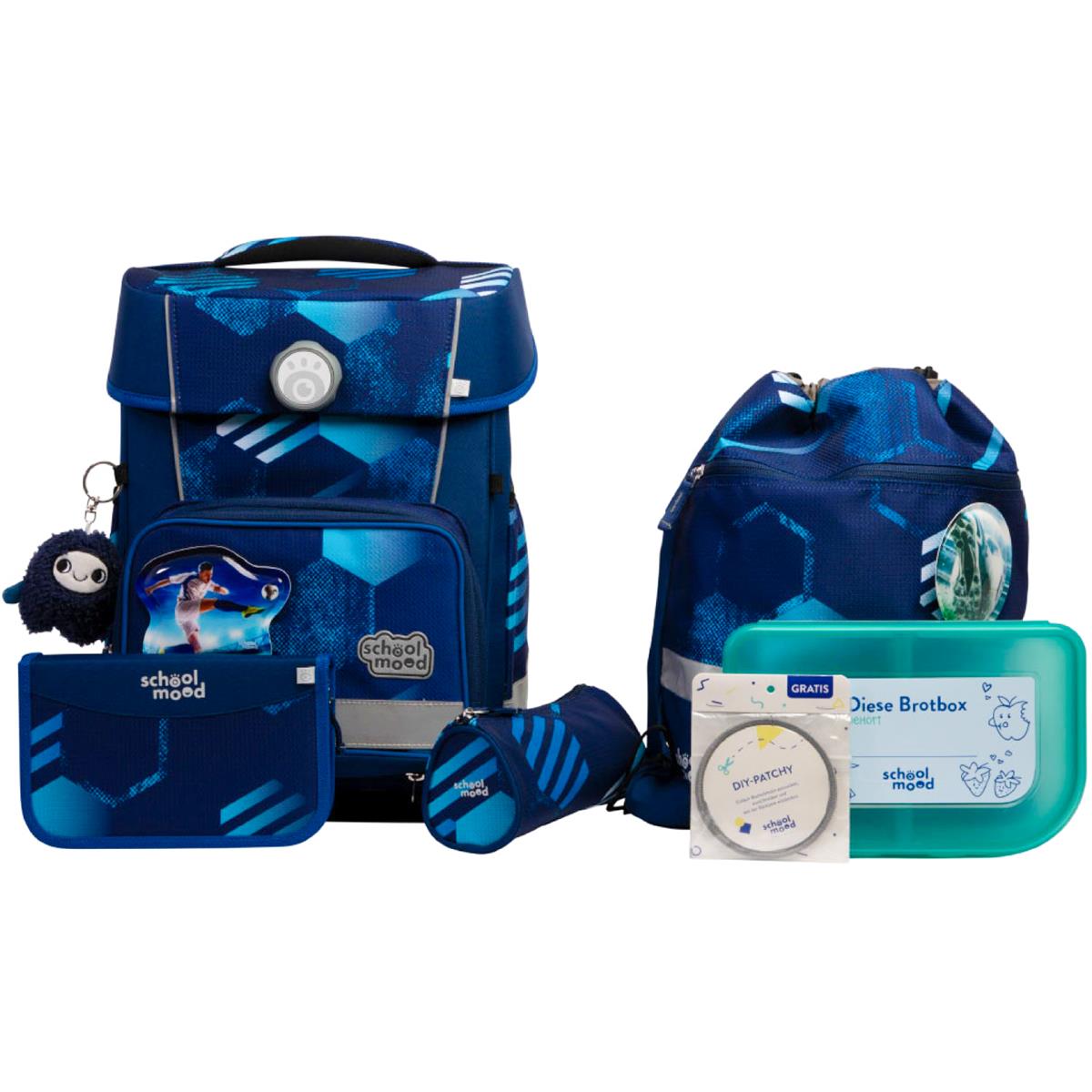 School-Mood Champion Pro Schulranzen-Set 2025/2026 7-tlg. Jonas (Fußball)