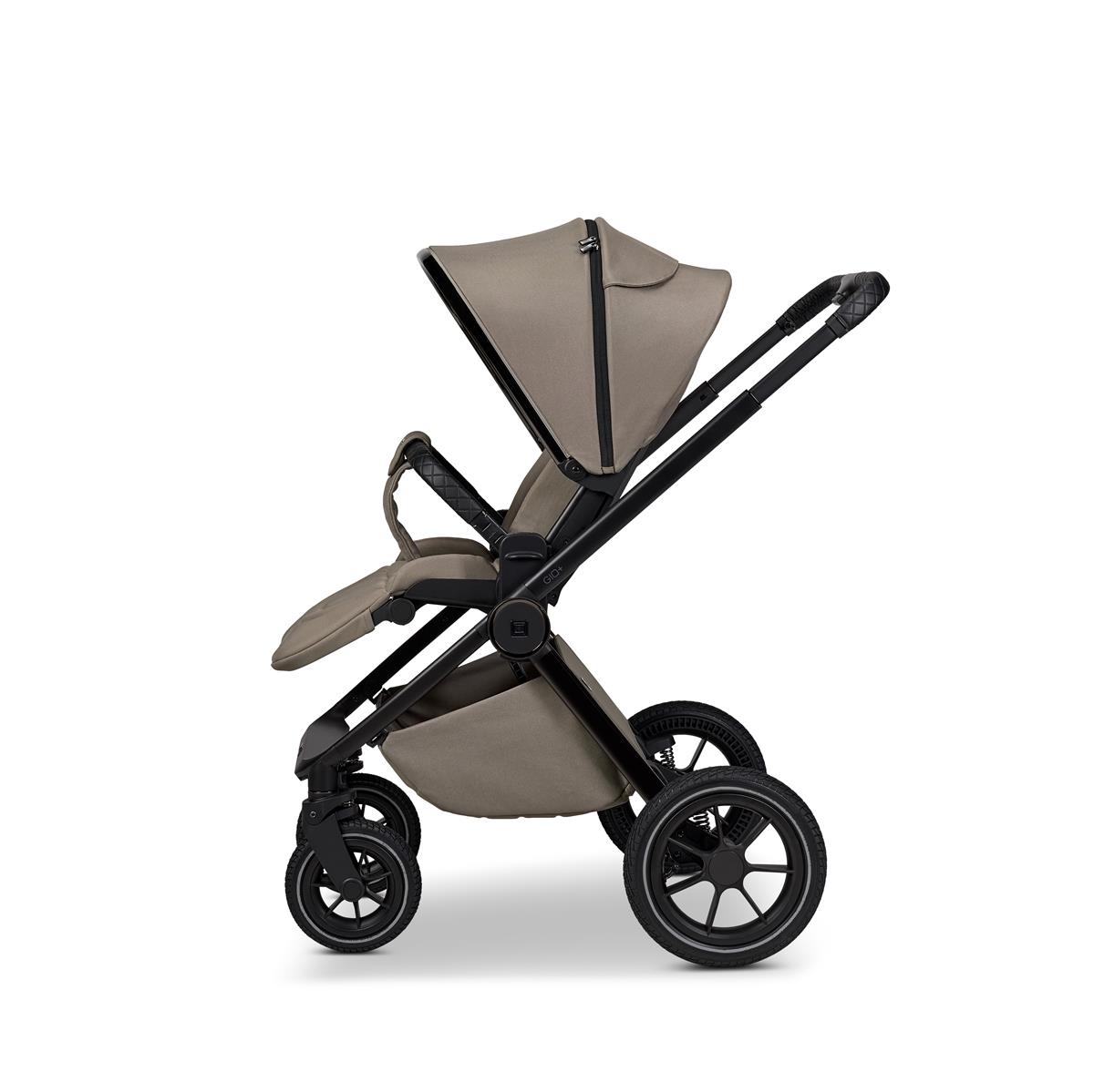 Moon PIÙ Kinderwagen SET mud / matt