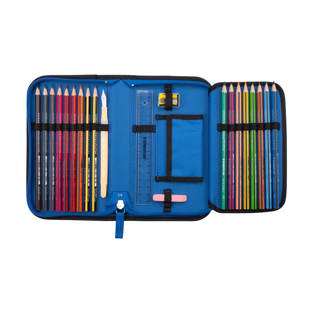 Der Die Das Schulranzen-Set Ergoflex Easy 2025 tlg. Superflash Blue Robot Der Die Das Schulranzen-Set Ergoflex Easy 2025 tlg. Superflash Blue Robot