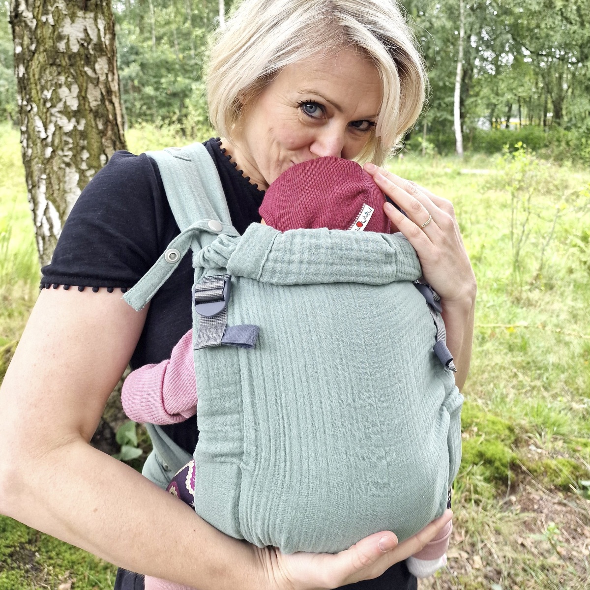 Schmusewolke Aurora Halfbuckle (50 - 86 cm / 12 Kilo) Eucalyptus Schmusewolke Aurora Halfbuckle (50 - 86 cm / 12 Kilo) Eucalyptus