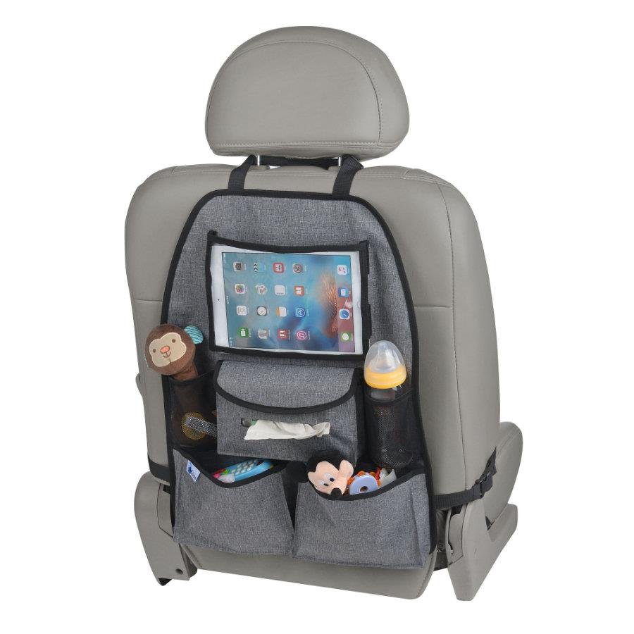 altabebe Rückenlehntasche Deluxe mit Tablet-Fach Schwarz/Grau