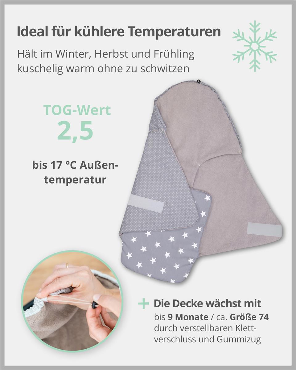 Ullenboom Einschlagdecke Ganzjährig Graue Sterne Ullenboom Einschlagdecke Ganzjährig Graue Sterne