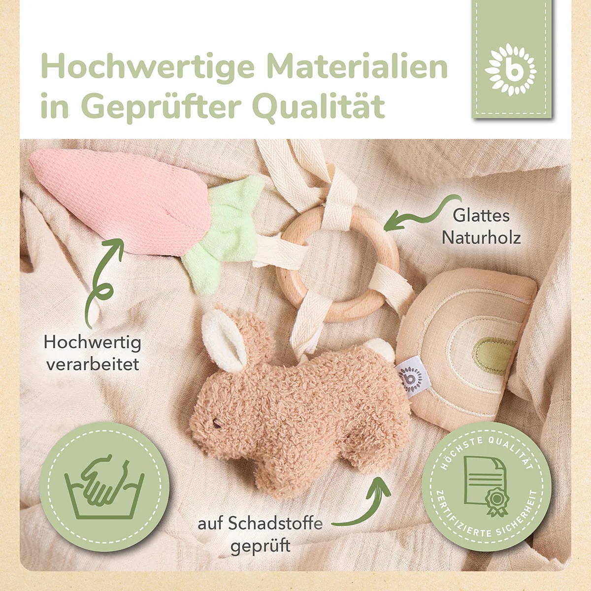 bieco ACTIVITY Spielzeug Hase Fine caramel bieco ACTIVITY Spielzeug Hase Fine caramel