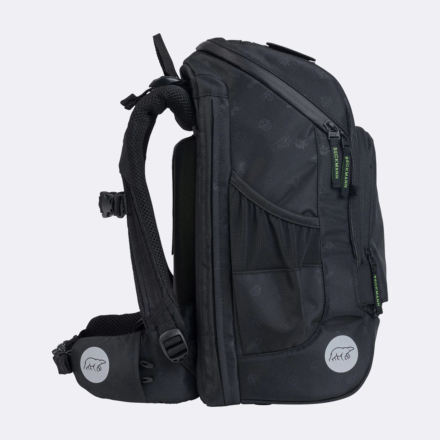 Beckmann Schulrucksack-Set Active Air FLX 6-teilig Pixel