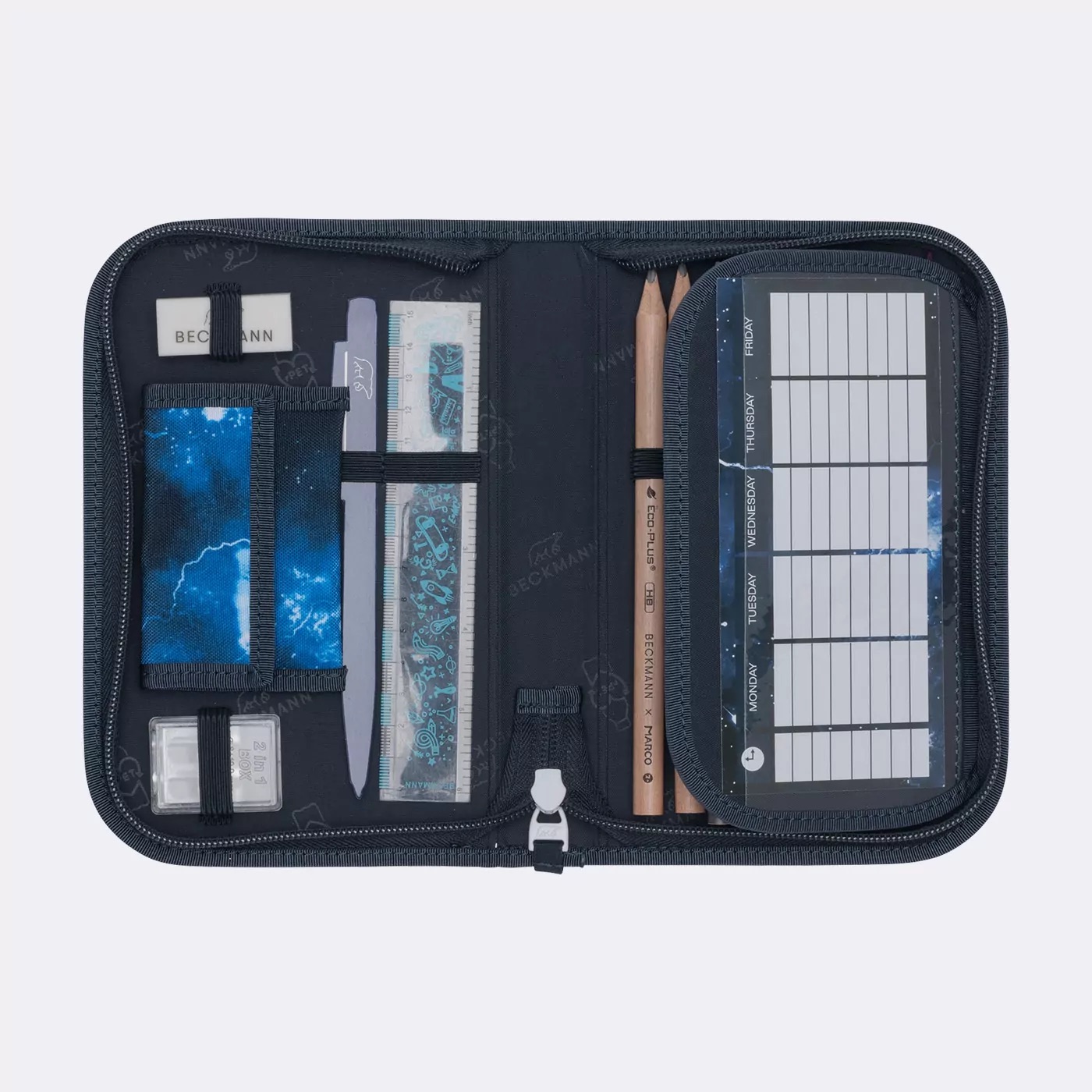 Beckmann Schulrucksack-Set Active Air FLX 6-teilig Tech Rex