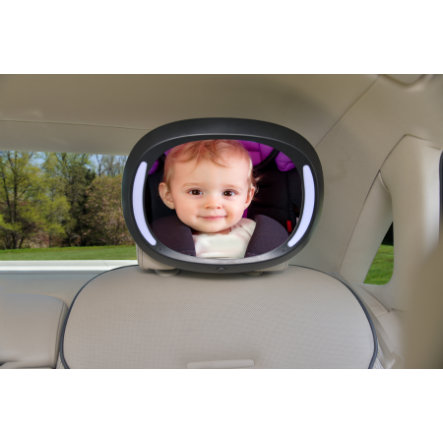 altabebe Luxus LED Rückspiegel Schwarz altabebe Luxus LED Rückspiegel Schwarz