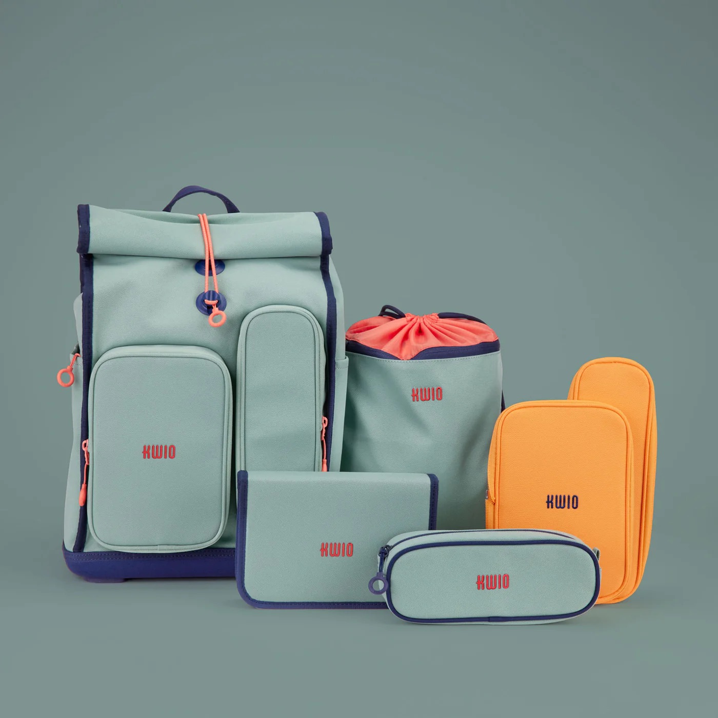 Kwio BAGG Schulranzen-Set Meadow