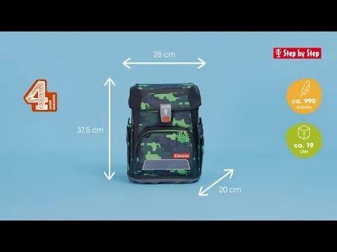 Step by Step Cloud Schulranzen-Set 5-tlg. Rocket Novo