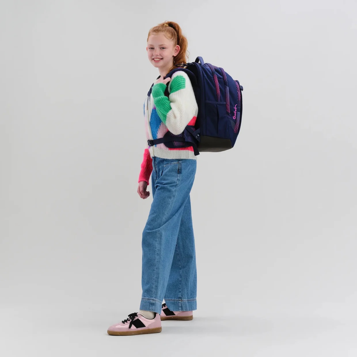 satch match plus Schulrucksack Seismic Pink satch match plus Schulrucksack Seismic Pink