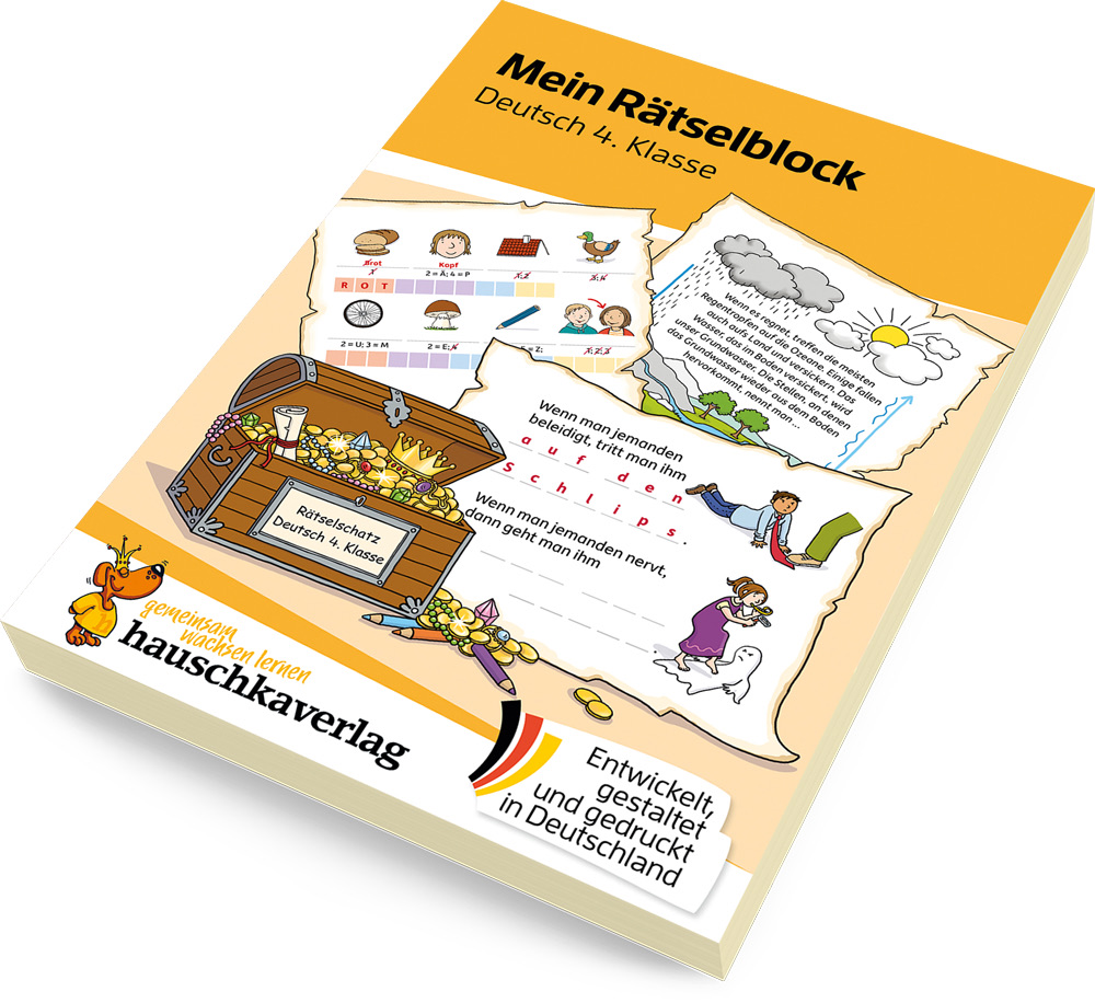 Hauschka Mein Rätselblock Deutsch Klasse 4