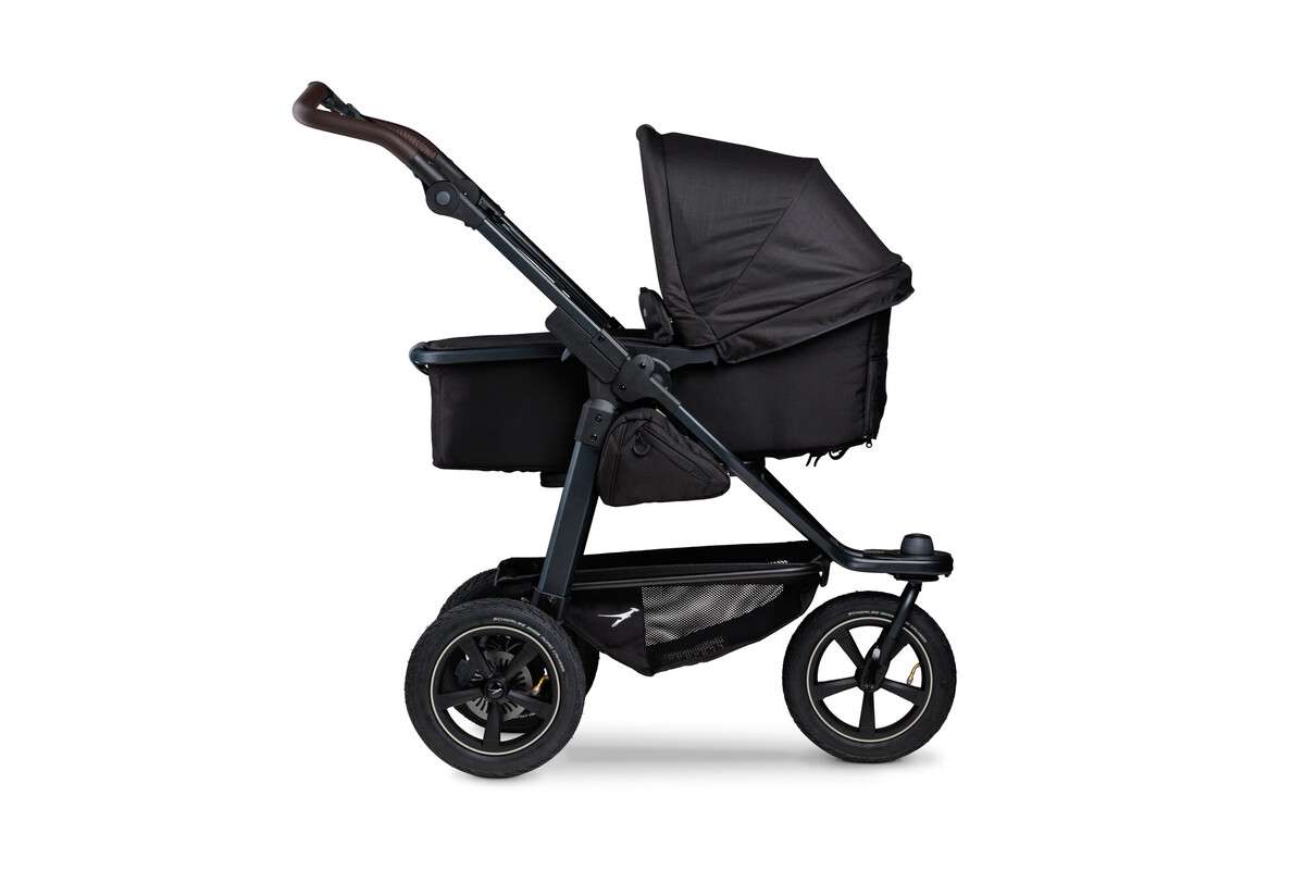 tfk mono2 - Kombi Kinderwagen mit Luftkammerrad-Set schwarz tfk mono2 - Kombi Kinderwagen mit Luftkammerrad-Set schwarz