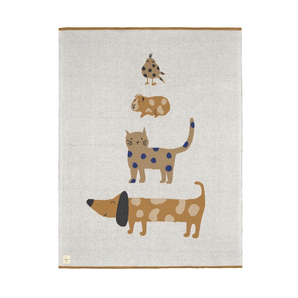 Lässig Babydecke Bio-Baumwolle 80x100 Little Mateys royal