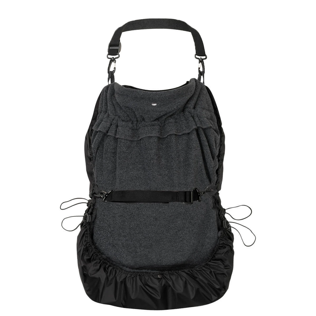 Hoppediz Fleece-Cover "3 in 1" Anthrazit