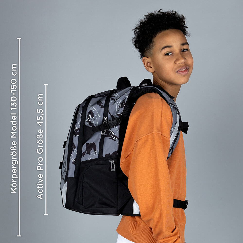 neoxx ACTIVE PRO Schulrucksack Dragon Thunder neoxx ACTIVE PRO Schulrucksack Dragon Thunder