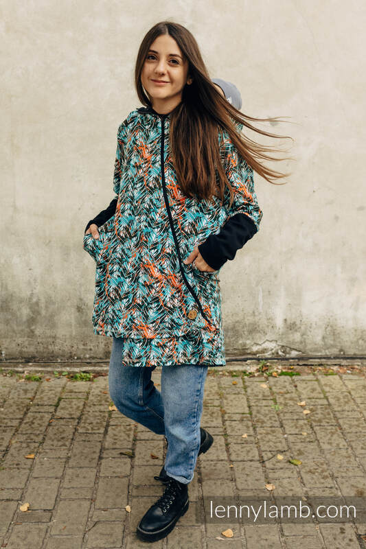 LennyLamb asymmetrische Tragepulli Gr. M Tropical Garden