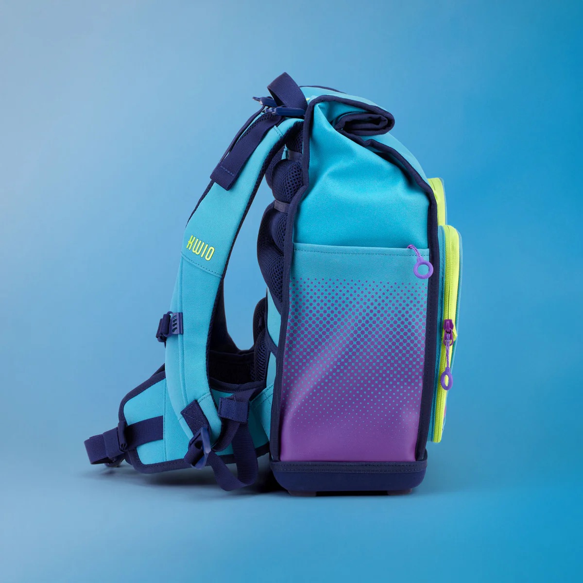 Kwio BAGG Schulranzen-Set Rainbow