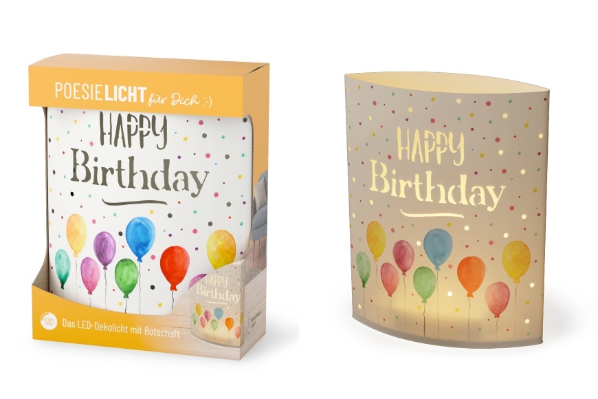 La VIDA Poesielicht Happy Birthday