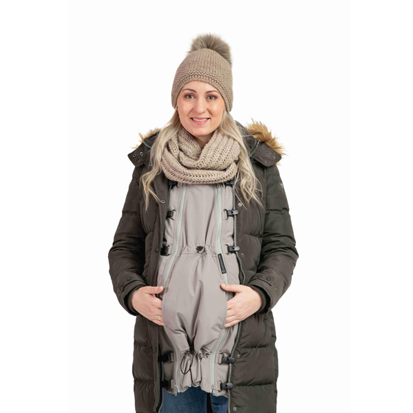 cocoo•me - Jackenerweiterung / Clip-In - taupe / beige