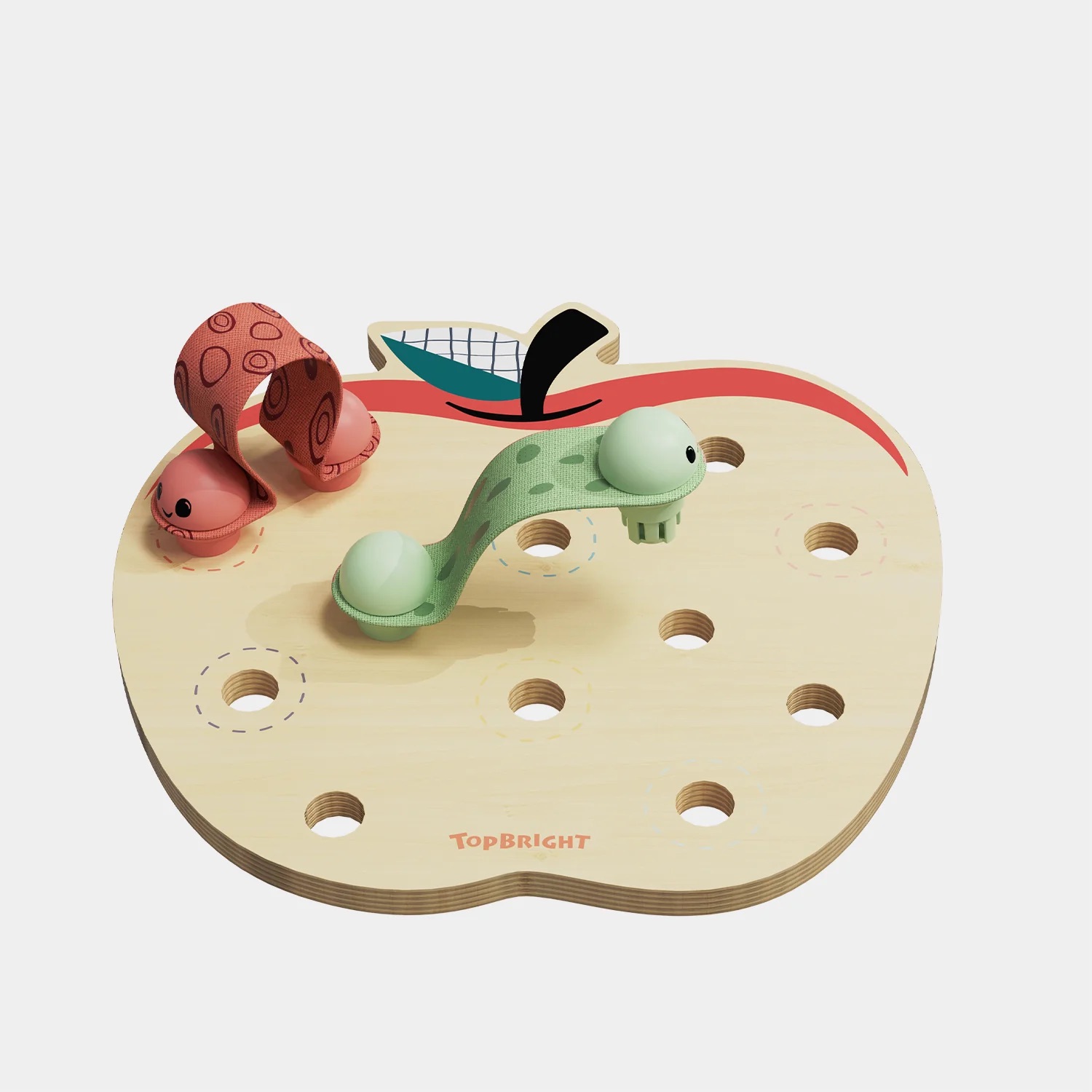 Topbright Apfelwürmer Bunt Topbright Apfelwürmer Bunt