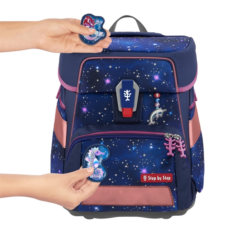 Step by Step Space Schulranzen-Set 5-tlg. Star Seahorse Zoe