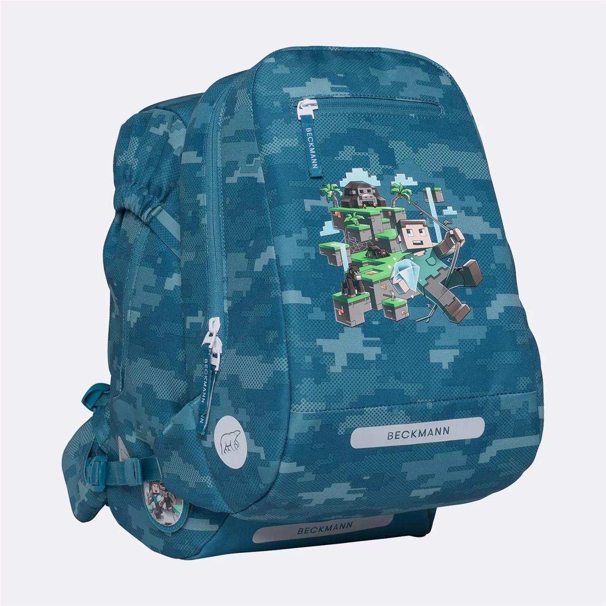 Beckmann Schulrucksack-Set Active Air FLX 6-teilig Jungle Game