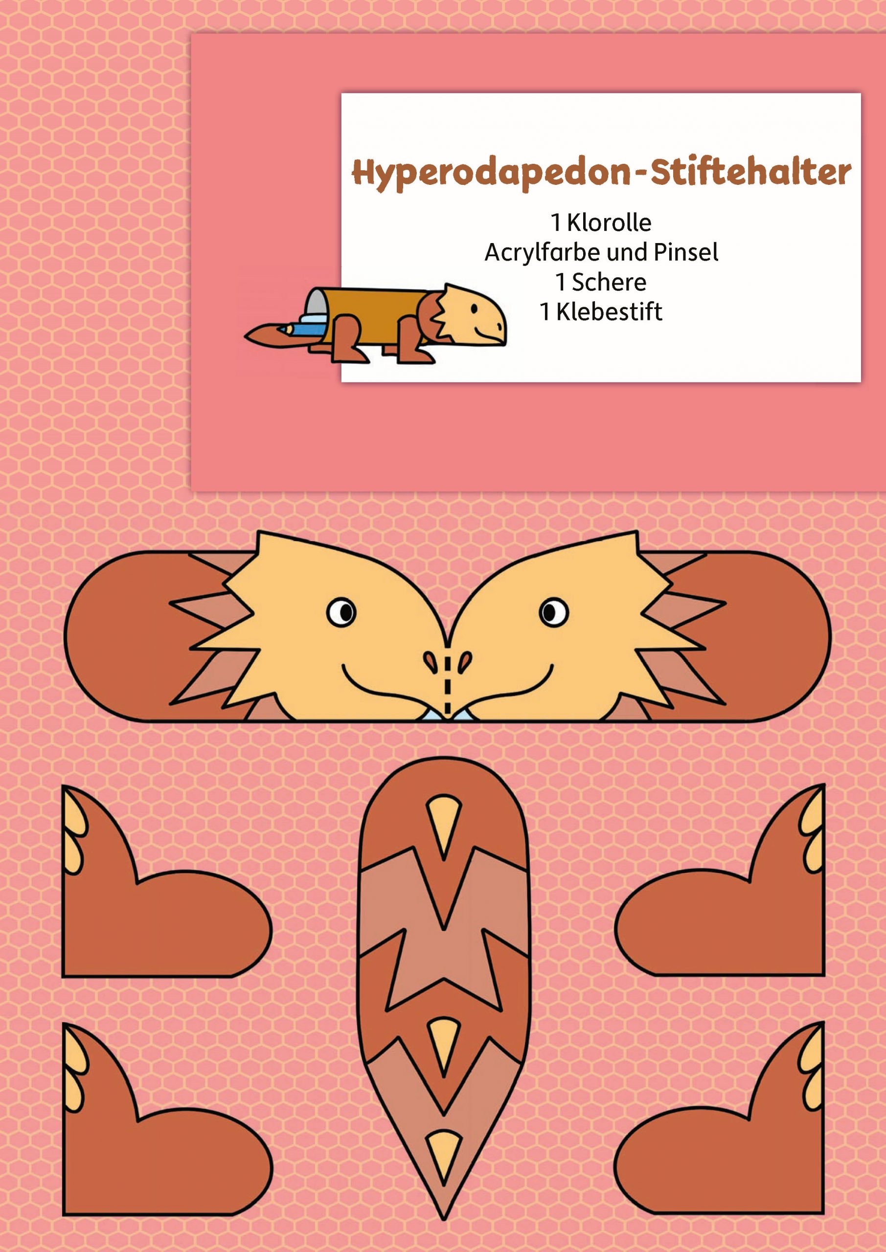 Hauschkaverlag Lass uns Basteln - Bastelbuch ab 4 Jahre Dinosaurier