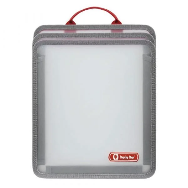 Step by Step Faltbare Heftbox Grau Step by Step Faltbare Heftbox Grau