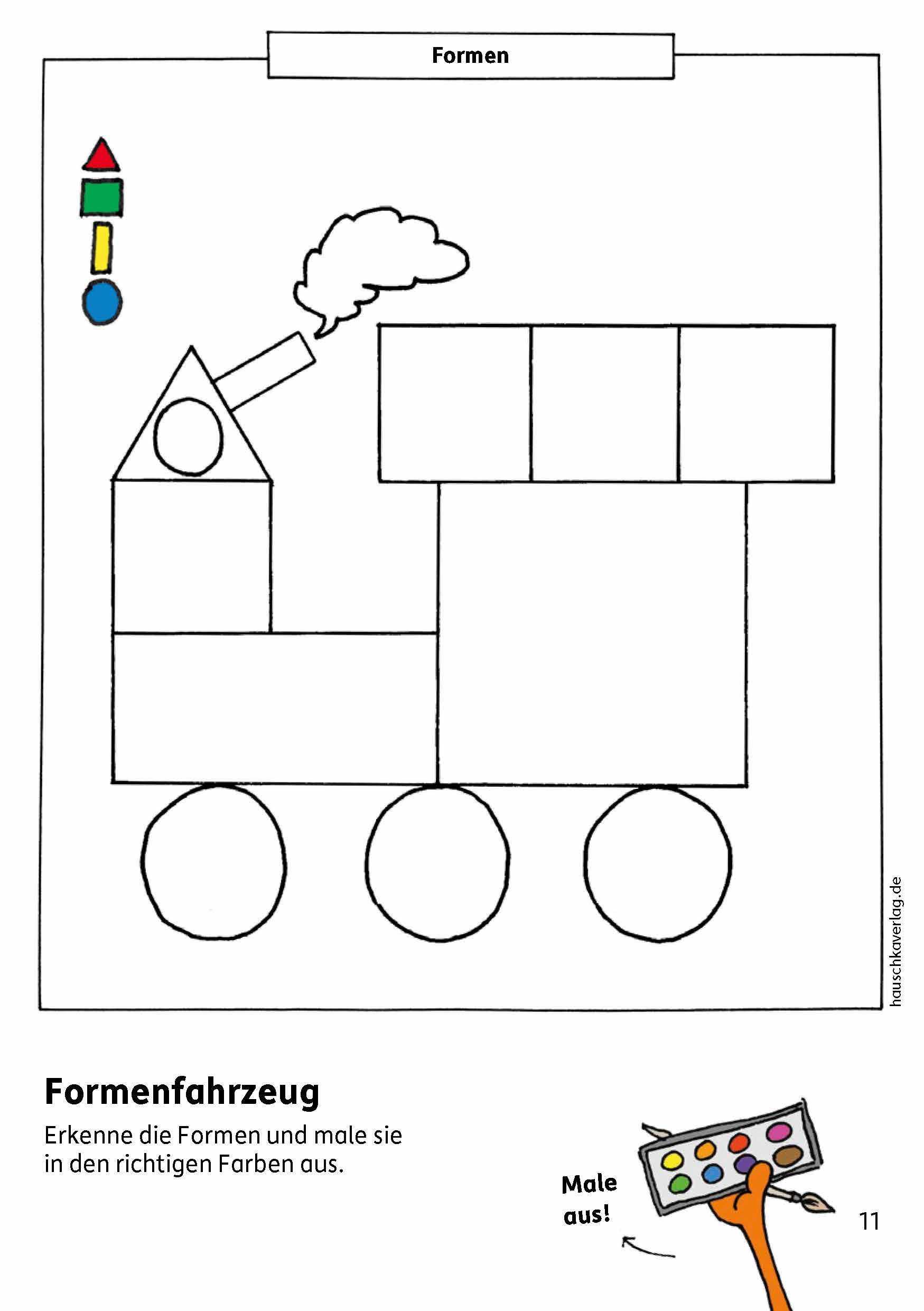 Hauschkaverlag Kindergartenblockab 4 Jahre Formen, Farben, Fehler finden