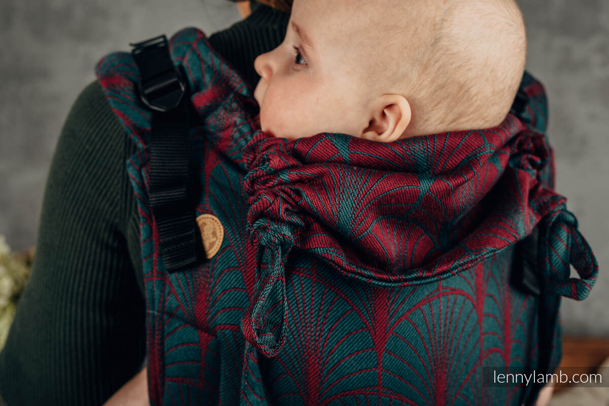 Lenny Lamb Onbuhimo Standard - Deco - Maroon Moss Lenny Lamb Onbuhimo Standard - Deco - Maroon Moss