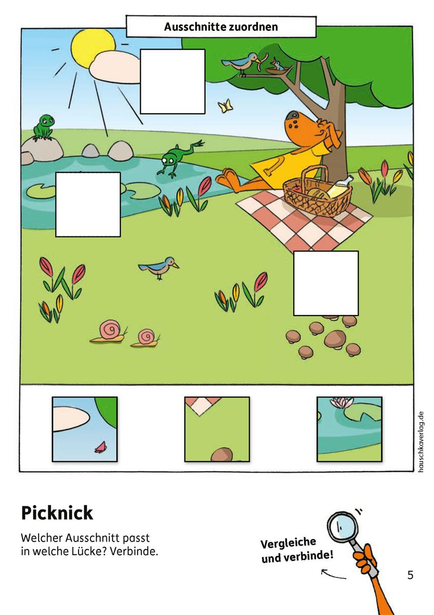 Hauschkaverlag Kindergartenblockab 3 Jahre Konzentration, Logik, Feinmotorik