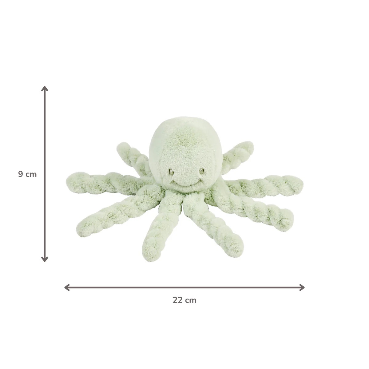 Nattou Kuscheltier Oktopus Kupfergrün Nattou Kuscheltier Oktopus Kupfergrün
