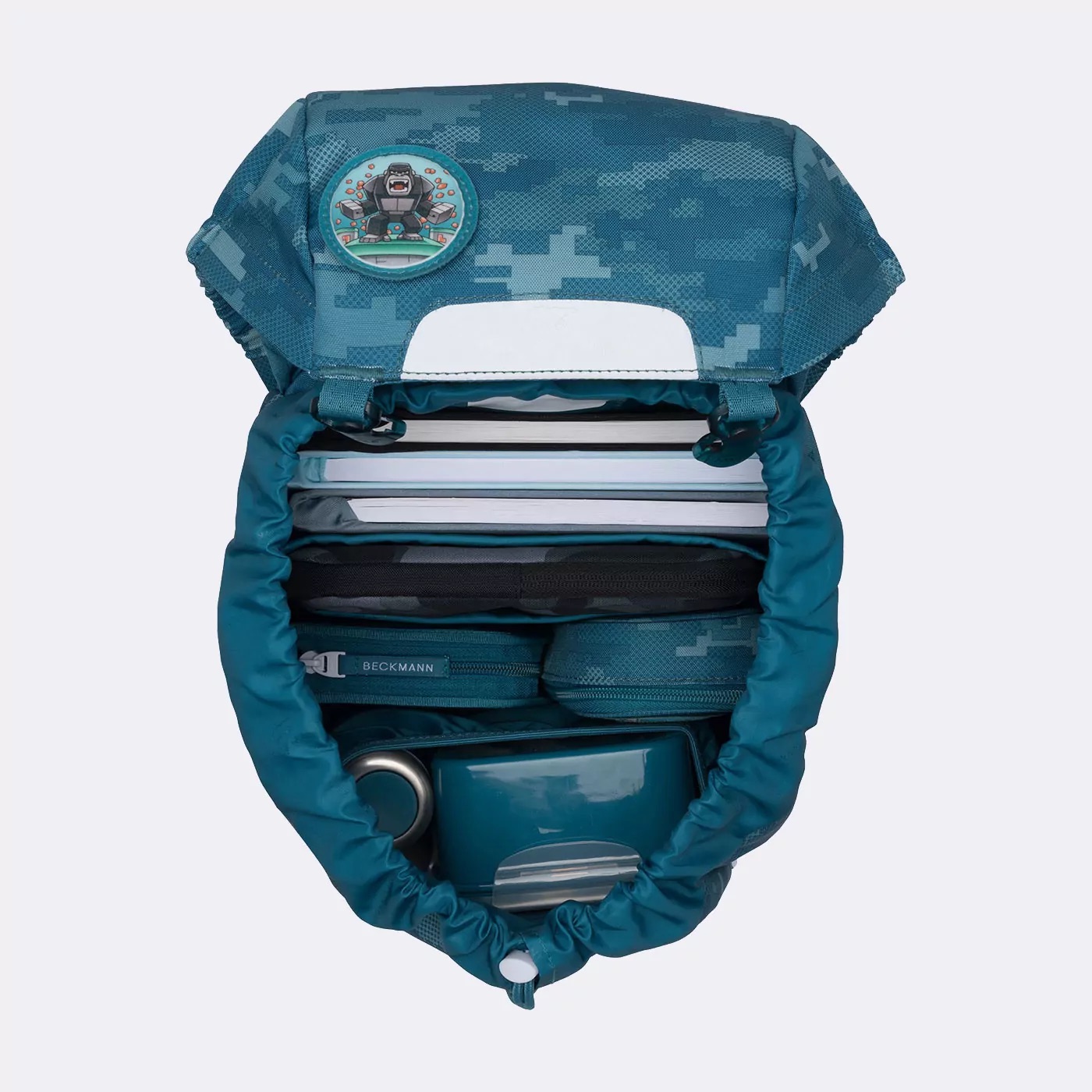 Beckmann Schulrucksack-Set Active Air FLX 6-teilig Jungle Game