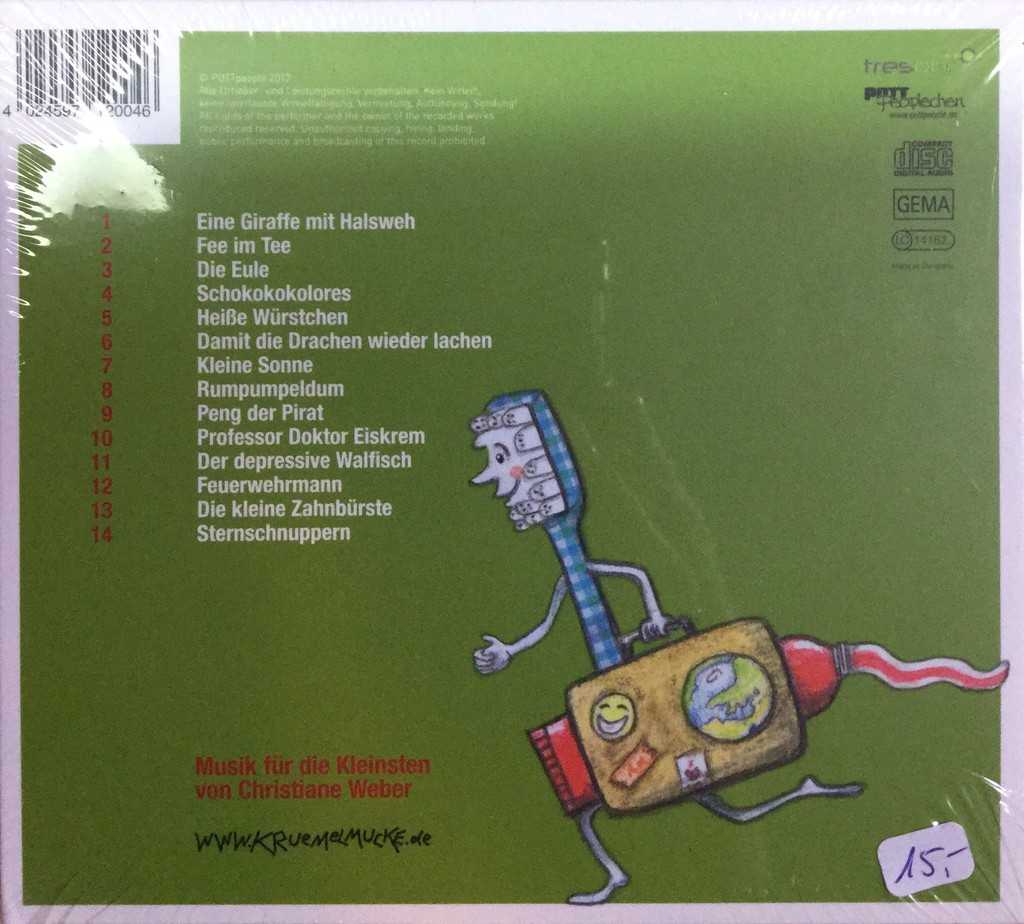 Musik CD Mai Cocopelli Kindermusik Einmal Weltraum und zurück