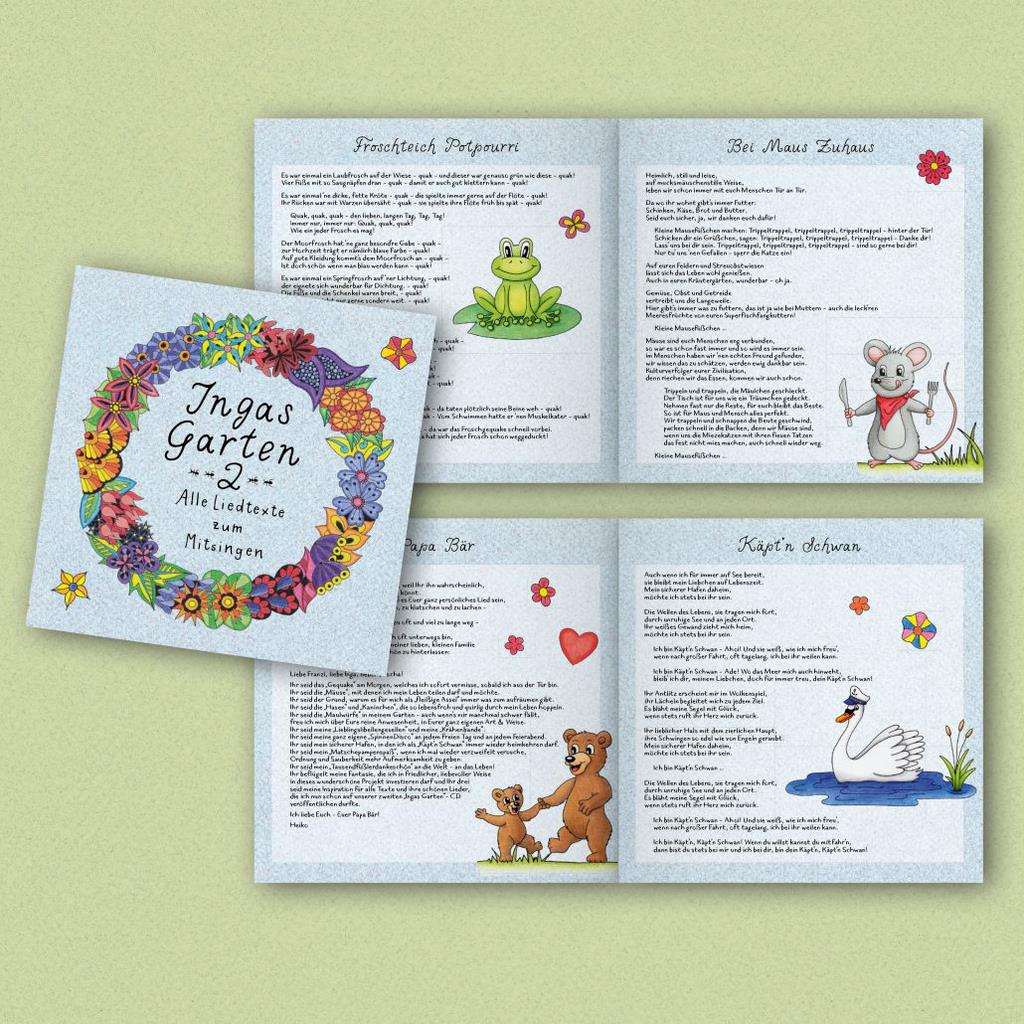 Musik CD Ingas Garten II - Kindermusik Kindermusik Vol. 2 Musik CD Ingas Garten II - Kindermusik Kindermusik Vol. 2