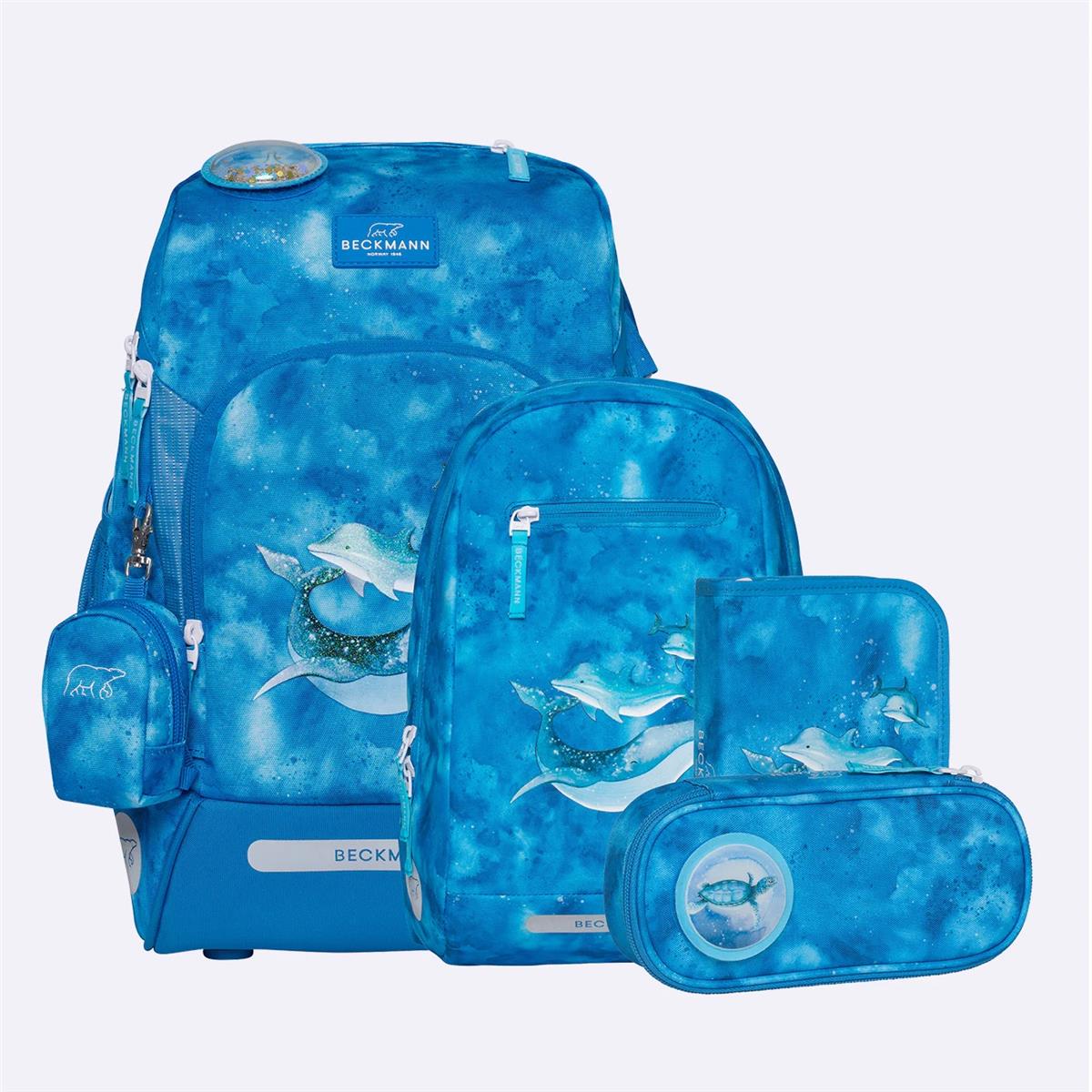 Beckmann Schulrucksack-Set Active Air FLX 6-teilig Ocean