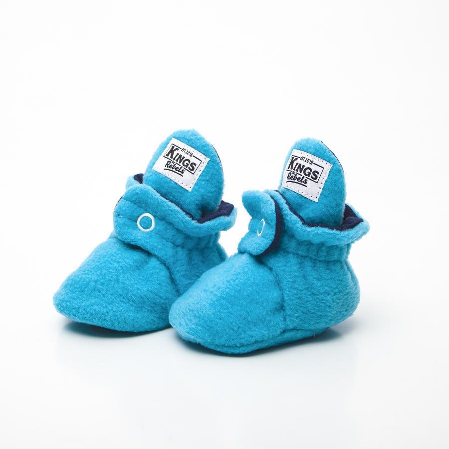 Kings & Rebels Babyschuhe Fleece 0-3 Monate Hellblau