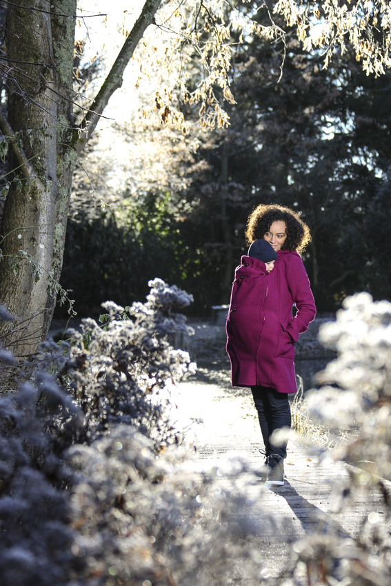 mamalila Kapuzenmantel für zwei beere XS mamalila Kapuzenmantel für zwei beere XS