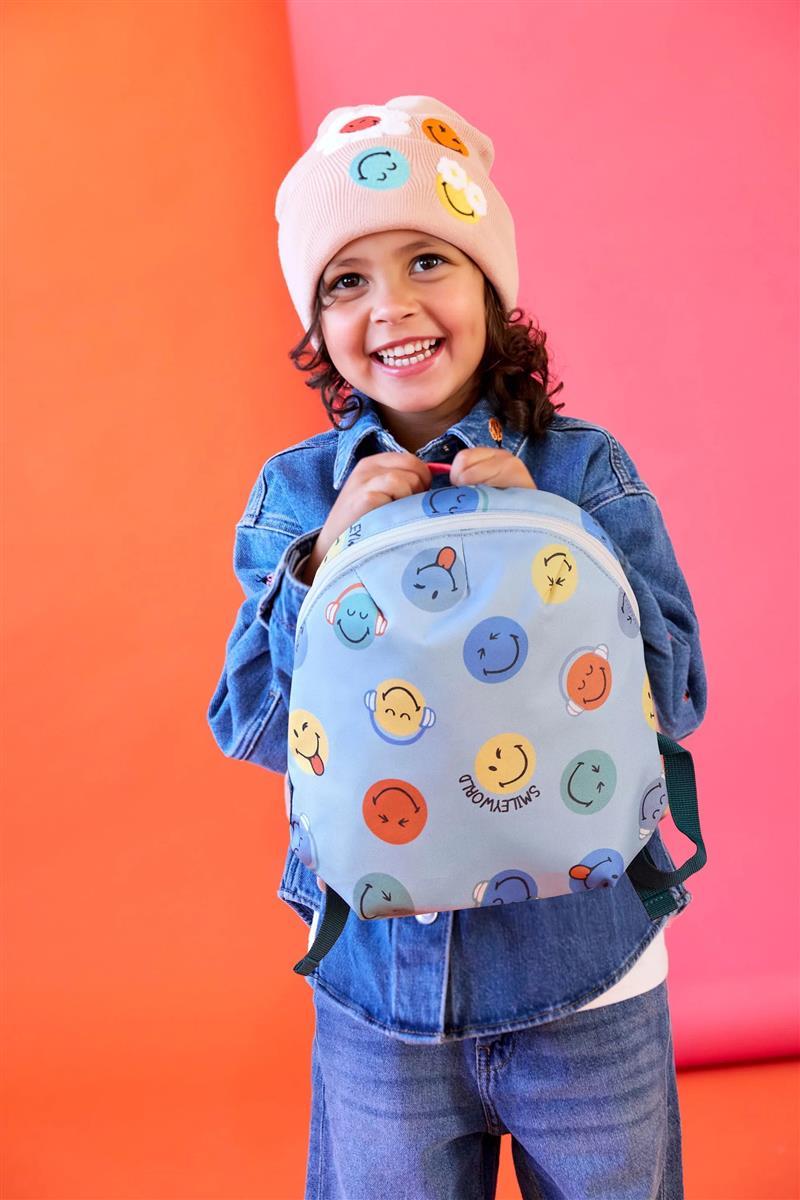 Lässig Mütze V-MASTER Beanie GOTS SmileyWorld® dusty rose 48-52 Lässig Mütze V-MASTER Beanie GOTS SmileyWorld® dusty rose 52-56