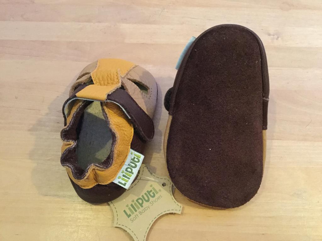 Liliputi Krabbelschuhe Sandale - Atacama sand