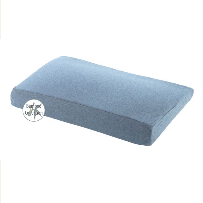 Theraline Das Kinderkopfkissen inkl. Bezug Bamboo Collection Melange blau-grau Theraline Das Kinderkopfkissen inkl. Bezug Bamboo Collection Melange blau-grau