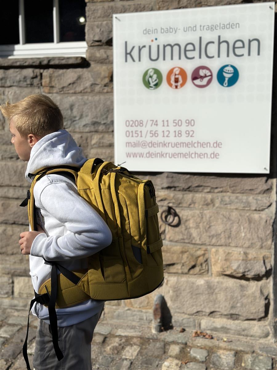 satch Pack Schulrucksack Retro Honey SET